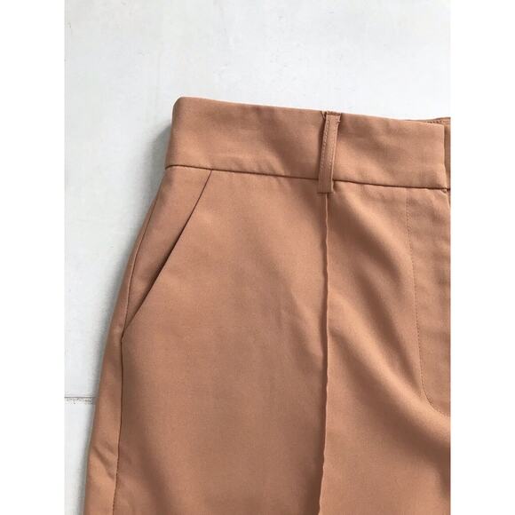 ASOS Design High Waist Straight Leg Seam Front Cropped Pants FLAW - Picture 3 of 9